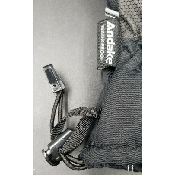 Ski Gloves Sz Small Medium TOUCH SCREEN 3M Thinsulate Waterproof Black Anti-Slip - Picture 2 of 9